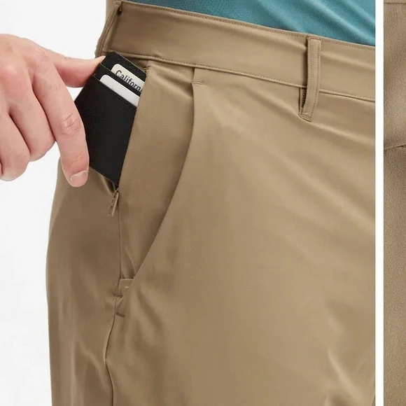 Fabletics NWT Men’s The Only Pant Classic Fit 30x32 Dark Twill - Picture 11 of 13